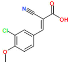 (E)-3-(3-Chloro-4-methoxyphenyl)-2-cyanoacrylic acid